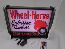 Wheel Horse Suburban Tractors LED Display lighted sign lightbox Wall Light