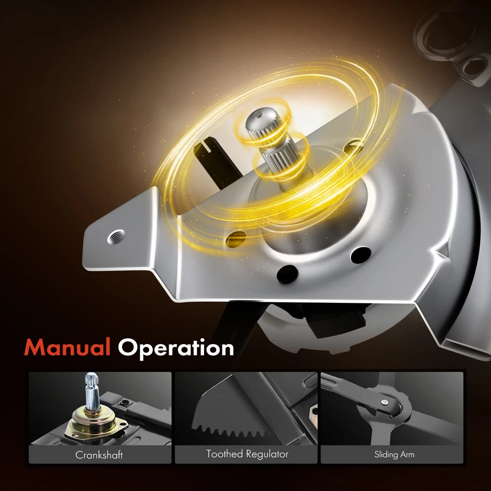 Manual Window Regulator for Chevrolet Blazer C30 Pickup GMC 1972 Front Passenger - Image 4 of 4