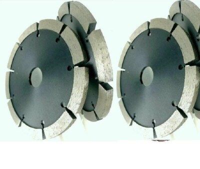 7'' Tuck Point Diamond Blade 4 Piece for Concrete Cement granite stone travertine