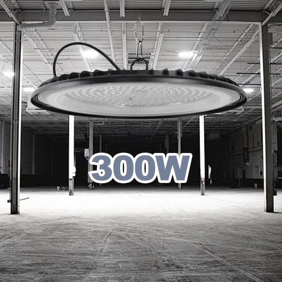 5-10 Pcs 300W UFO Led High Bay Light Factory Warehouse Commercial Led Shop Light - Image 2 of 4