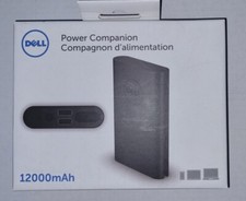 Dell Power Companion 12000mAh Portable Power Bank External Battery USB