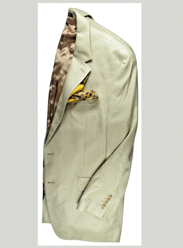 Ralph Lauren Mens Blazer 42 Suit Jacket Sport Coat Silk Bamboo Classic Office - Picture 9 of 9