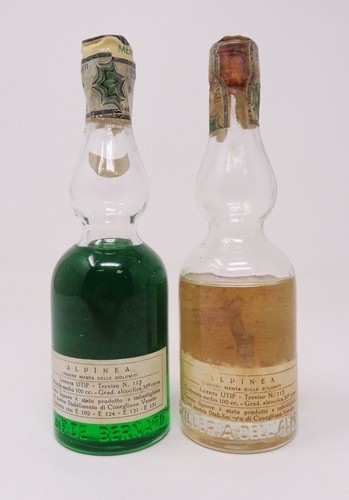 Miniature / Mignon Alpinea DISTILLERIA DELL'ALPE 10cl - 2 Pezzi Diversi - Picture 2 of 3