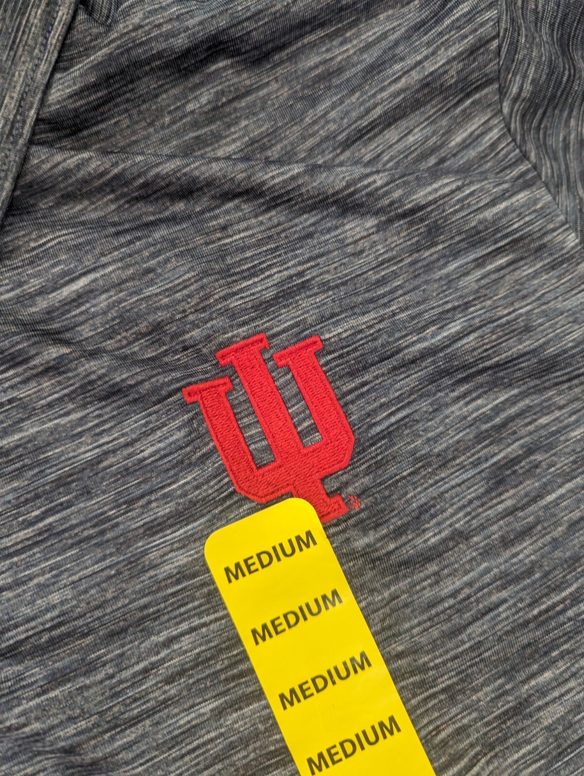 Champion Polo Golf Summer Indiana University Hoosiers Grey Size Medium