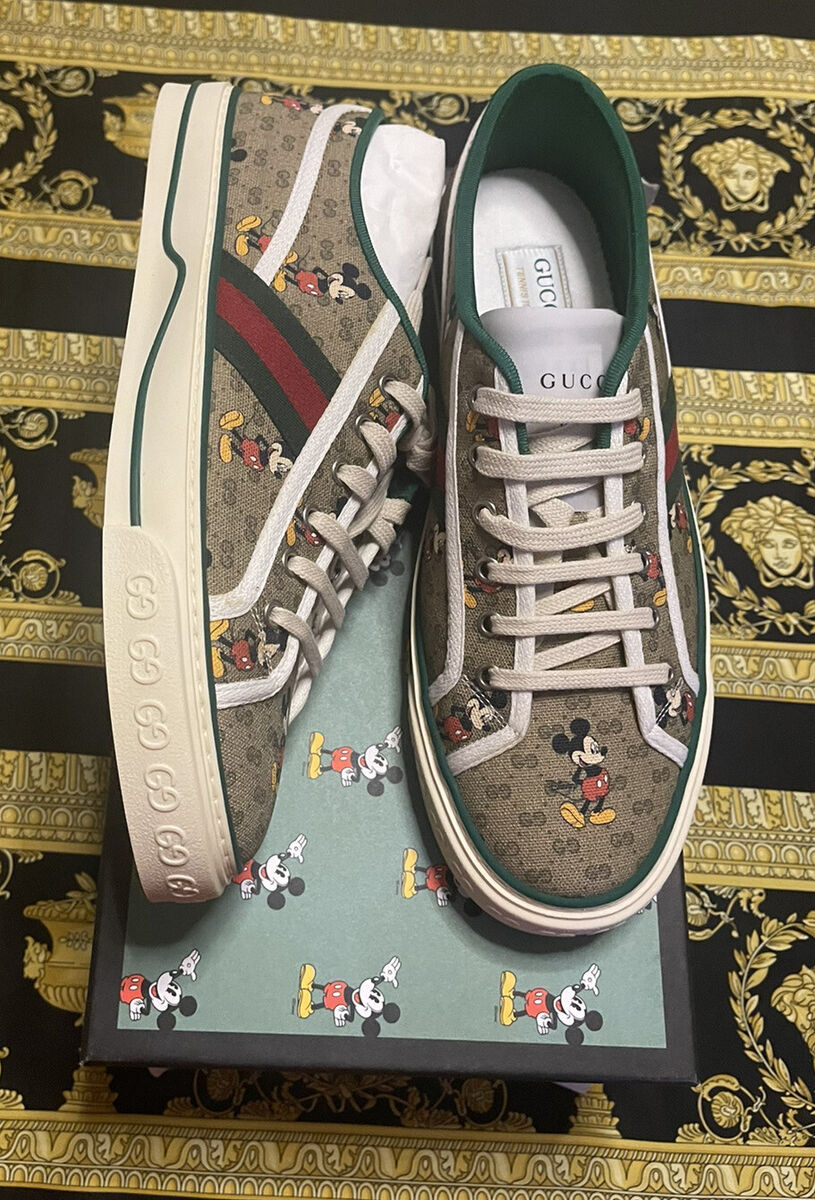 NEW Gucci x Disney Tennis 1977 Mickey Mouse GG Supreme NEW Gucci x Disney Tennis 1977 Mickey Mouse GG Supreme