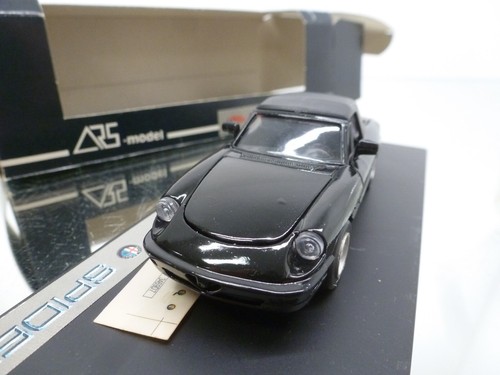 ARS MODEL ITALY ALFA ROMEO SPIDER CLOSED TOP - BLACK 1:43 - GOOD IN BOX - Bild 4 von 6