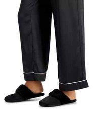 Women's INC International Concepts Gift Bag Slippers - Deep Black - Small 5-6 