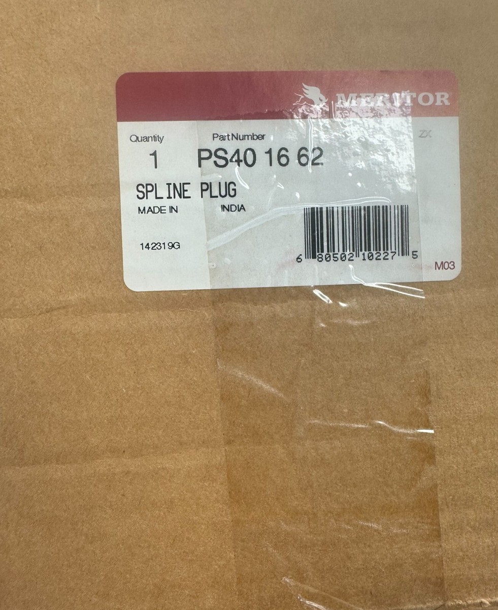 PS40 16 62 - Driveline Spline Plug 16 Splines - MERITOR | eBay