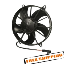 SPAL 30102800 11" High Output Puller Electric Fan with Curved Blades