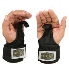 Power Weight Lifting Training Wrist Support Gym Straps Hook Bar