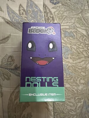 Arcade Block Nesting Dolls Arcade Nerd Block Exclusive Item Brand New