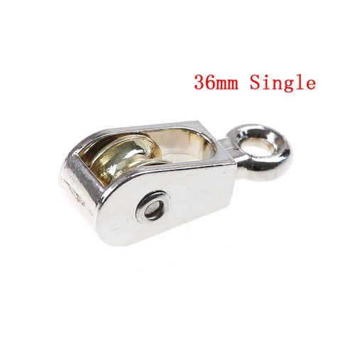 36/52/75mm Metal sheave zinc alloy pulley mini single/double pulley for diy YJN8 - Picture 8 of 18