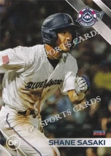 2024 Pensacola Blue Wahoos Shane Sasaki RC Rookie Card Marlins Minor Hawaii