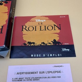 Jeu Nintendo NES - LE ROI LION  - FRA - complet