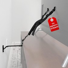 TV Safety Straps for Big TVs   Heavy-Duty Anti-Tip Anchors for TVs Up to 90  ...