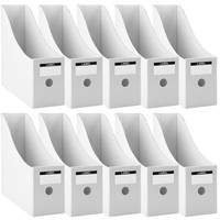 Zeitschriftenhalter BüRo Organizer Pappe A4 Stehsammler Weiß 10 StüCk