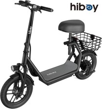 Hiboy Electric Scooter w/ Seat for Adults 500W 20MPH 22 Miles Foldable Design