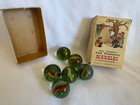 Kate Greenaway Jumbo Marbles Vintage JAPAN ERA Set of 6 Shackman NY — photo 1