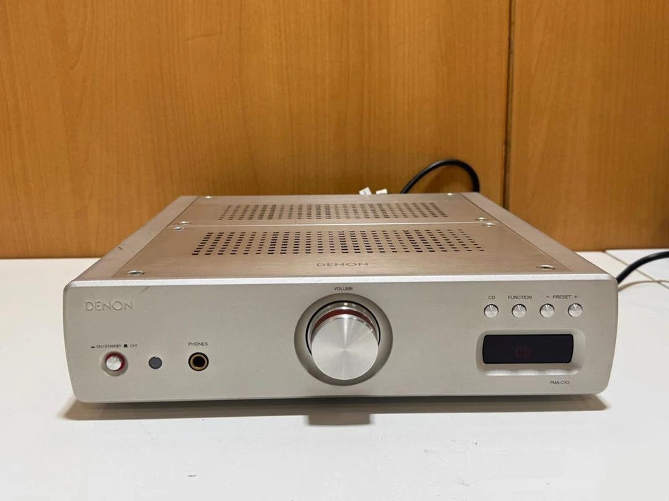 Amplificador Integrado DENON PMA-CX3 Plateado 150W+150W 4Ω AC100V 50Hz/60Hz Foto 3 de 4