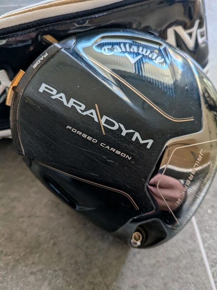 Callaway Paradym Driver 1W 9° RH Head only with Cover - Very Good #21 - Image 2 of 4