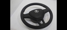 Skoda Fabia NJ MK3 3 Spoke Black Steering Wheel 6V0419091G