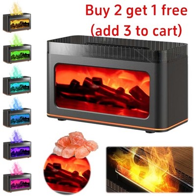 200ml Essential Oil Diffuser Volcano Fire Flame Aromatherapy Diffuser Ultrasonic
