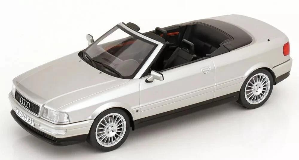 Audi Cabriolet Silver 1991 1:18 Scale Model Car Group MCG18373
