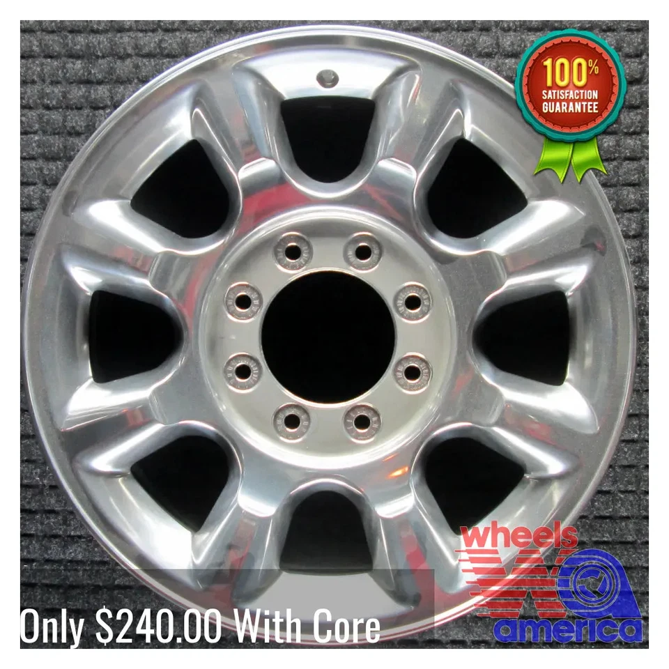 Llanta Ford F-250 Super Duty F-350 20 2011-2016 BC3Z1007C pulida OE 3844 Foto 2 de 4