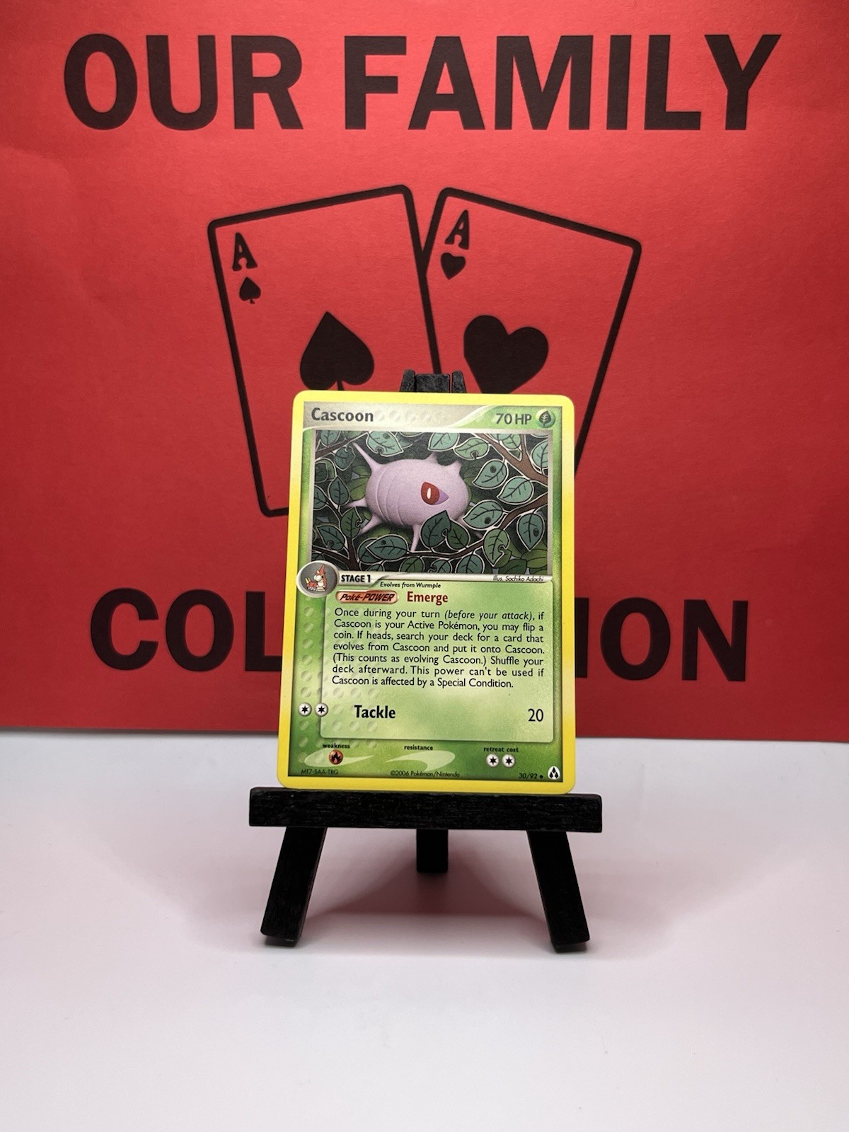 Cascoon 30/92 Regular Uncommon Legend Maker 2006 Pokemon Card