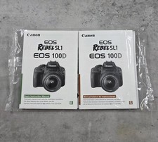 Canon Rebel SL1 EOS 100D Instruction Owners Manual English  Spanish NEW Sealed