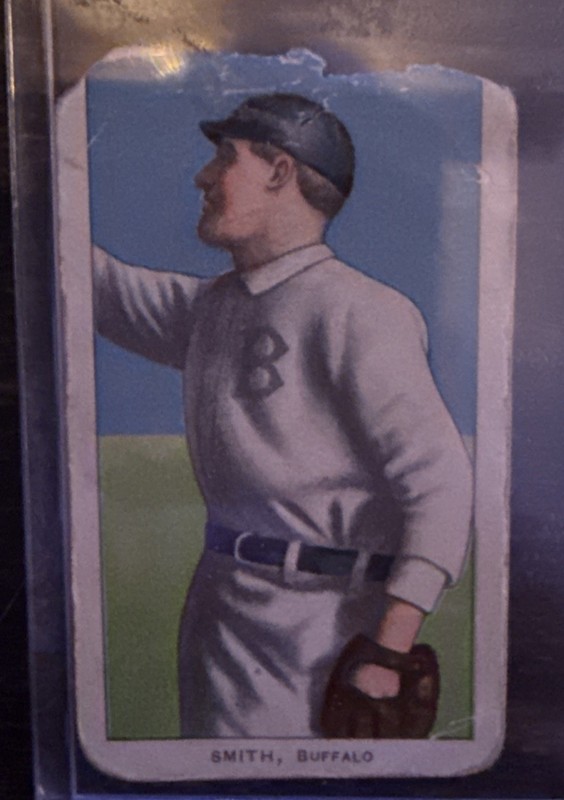 1909-11 T206 Heinie Smith Buffalo Sweet Caporal Cigarettes Baseball Card