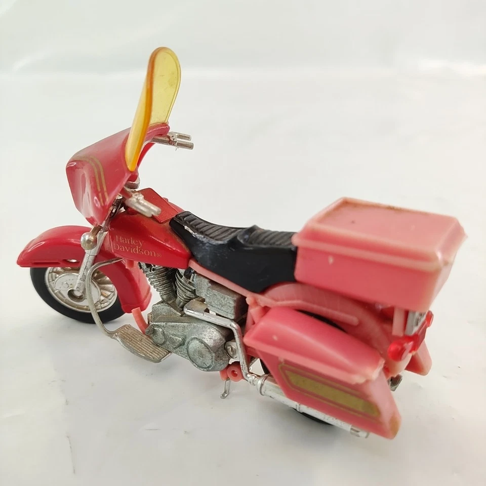 De colección Matchbox Rojo Harley-Davidson 4.5" Juguete Motocicleta Pastel Topper Bicicleta de Carretera Foto 3 de 4