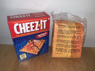 Cheez-It Pool Float   Extra Large Inflatable Snack Shaped Floatie Pool Sealed