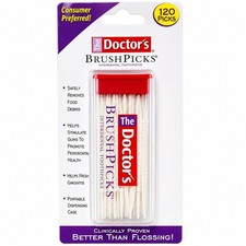 The Doctors Brush Picks Toothpicks 120ct 3 pack