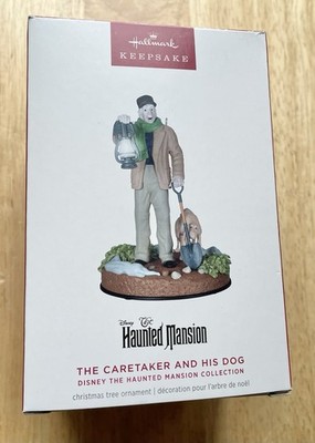 Hallmark Keepsake Storytellers Disney Haunted Mansion The Caretaker & His Dog