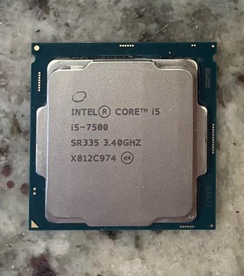 Intel Core i5-7500 3.4GHz 4-Core LGA1151 7th Gen CPU Processor