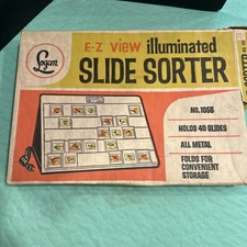 Logan E-Z View Illuminated Slide Sorter and Viewer - Model 1055 EUC In Open Box