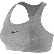 Nike Women  s Victory Compression Sports Bra - Carbon Heather/Black - Large