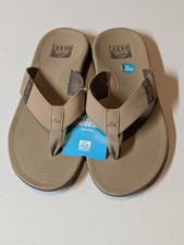REEF Santa Ana Mens Size 8 Flip Flops Sandals Sand Tan/Beige New NWT