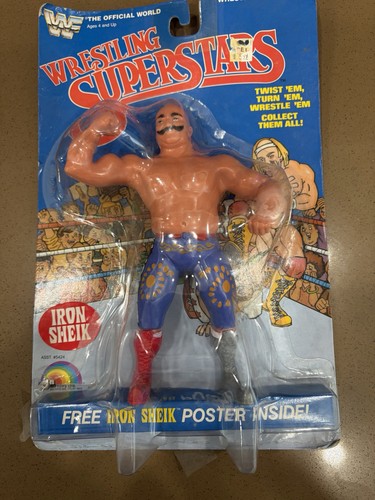 Iron Sheik Wrestling Figure MOC LJN Vintage RARE...