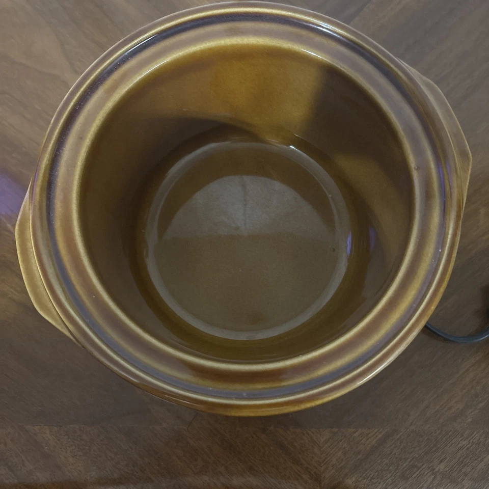 Vintage Rival Crock-ette 1 Qt Slow Cooker Crockpot 3200 Removable Crock  - Image 3 of 4