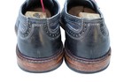 Allen Edmonds Neumok Gray Black Leather Wingtip Brogue Dress Shoe SZ 12D — photo 9