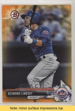 2017 Bowman Draft Orange 9/25 Desmond Lindsay #BD-142 READ 0b5
