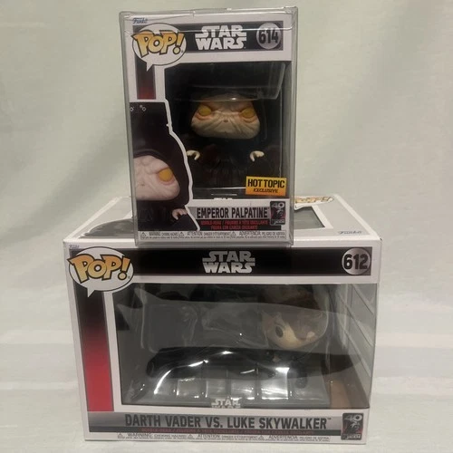 Star Wars Pop! Moments - Darth Vader Vs. Luke Skywalker #612 & Palpatine #614