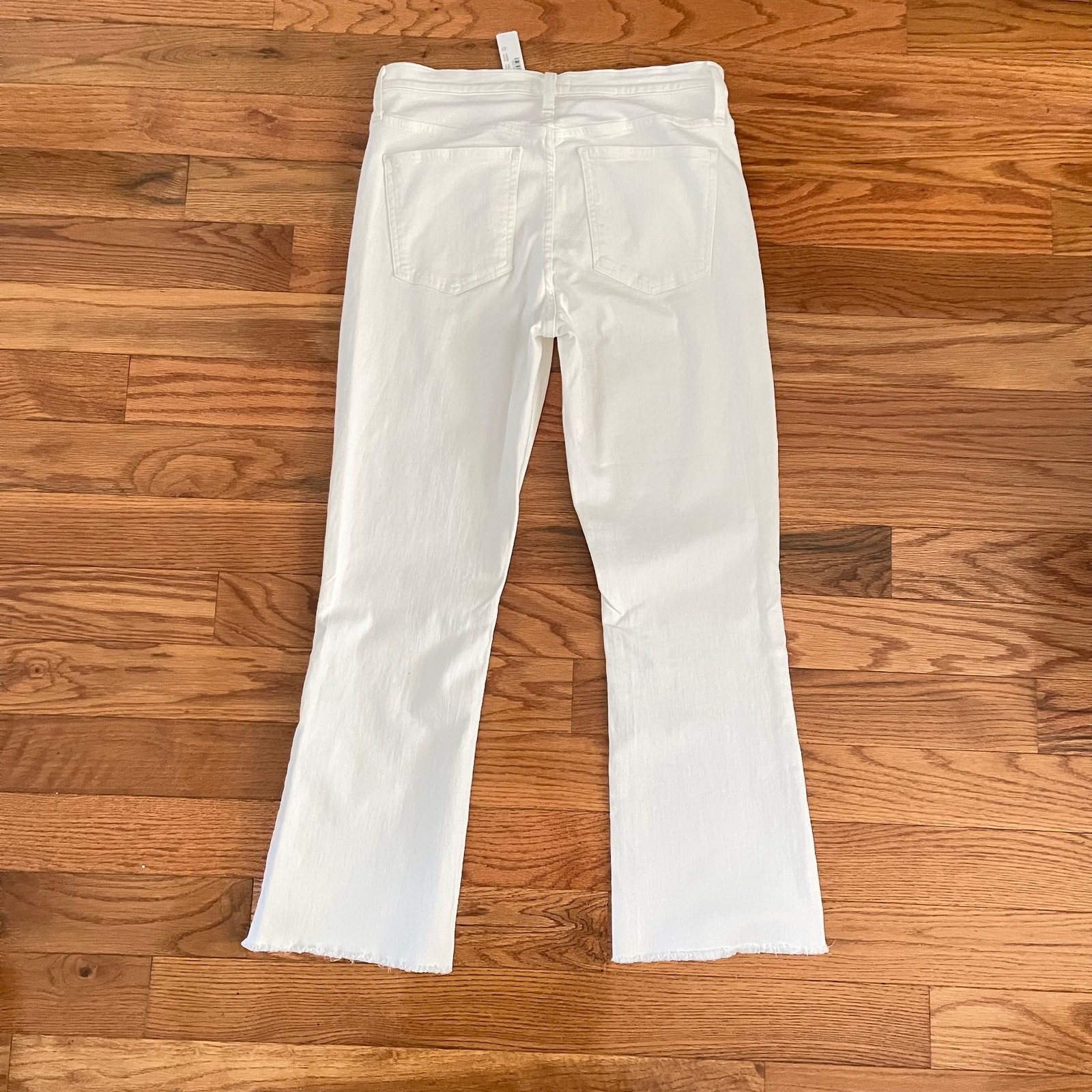 J. Crew Womens 32 Tall Demi Boot Crop Jeans White NWT Billie Summer Casual J3446 image 2