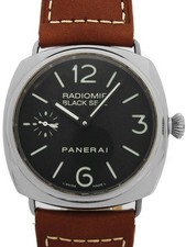 PANERAI Radiomir Black Seal 45mm PAM00183 45mm Black Dial Stainless Box #T173