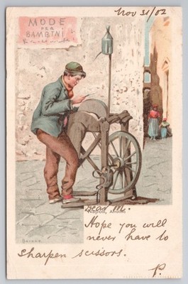 Napoli Arrotino Scherenschleifer Neapel Italy Tuck Kenner 2526