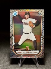 Bowman Chrome Prospects Argenis Cayama 1st Reptillian Refractor #BCP-114 Giants