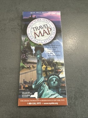 New York State Travel Map Lodhing&Attractions 2011-2012