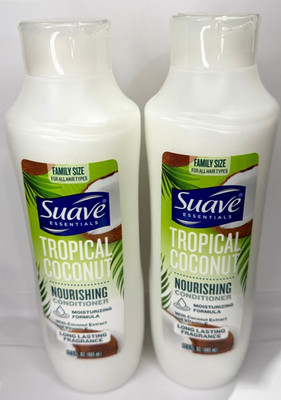 Suave Essentials Nourishing Conditioner Coconut & Vitamin E 22.5 oz (2 Pack)